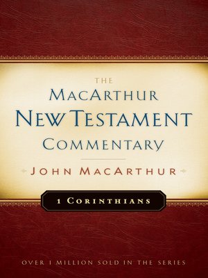 cover image of 1 Corinthians MacArthur New Testament Commentary